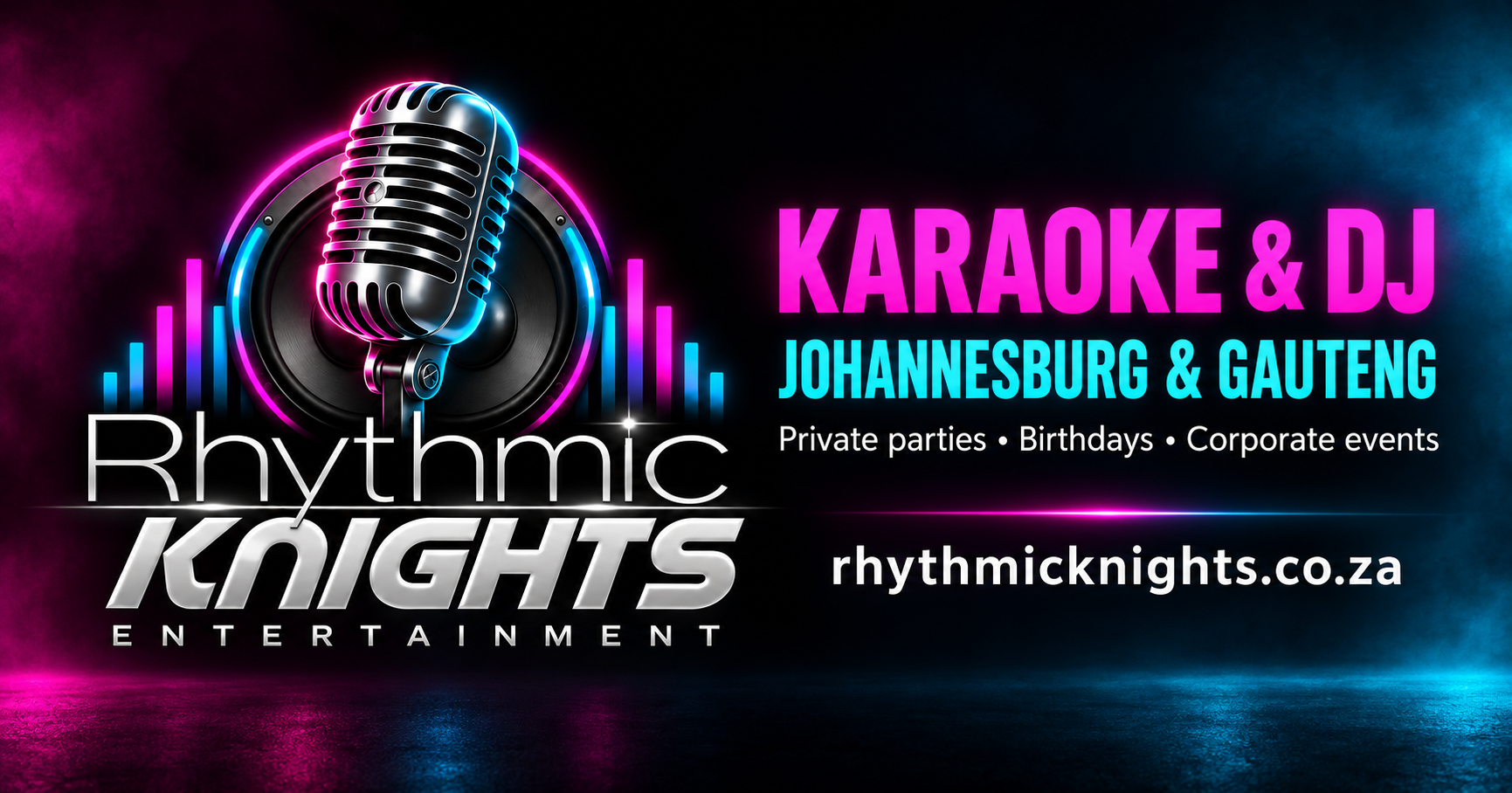 Rhythmic Knights Entertainment karaoke hire in Johannesburg and Gauteng